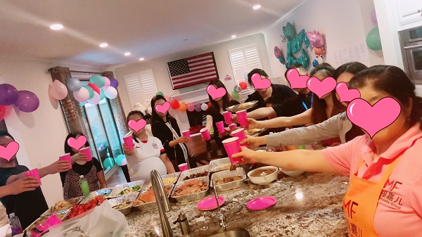 三個(gè)寶寶的滿月趴，在美福嘉兒為赴美生子畫上完美句號(多圖)