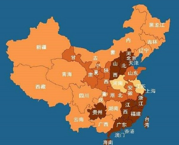 中國面簽城市