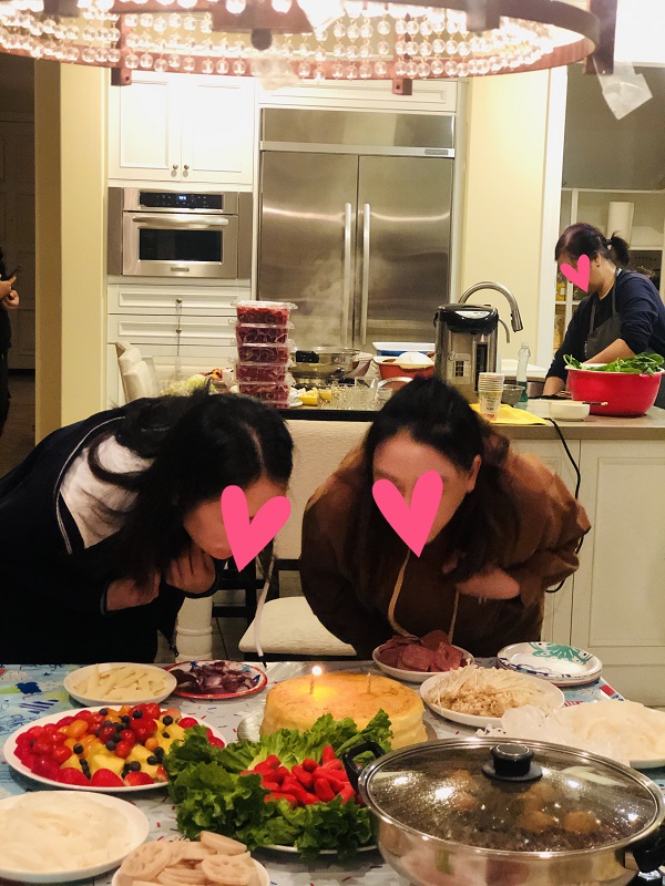 兩個(gè)美寶滿月，在美國(guó)月子中心吃火鍋啦!
